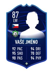 FutCard: Fotbalový dárek pro hráče a fanoušky – Vlastní fotbalová karta - Hráč Zápasu 22