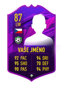 FutCard: Fotbalový dárek pro hráče a fanoušky – Vlastní fotbalová karta - Sezóna Hrdinů 21
