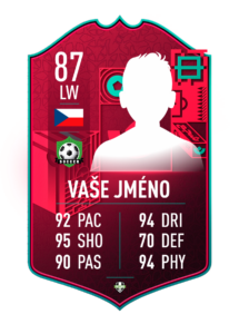 FutCard: Fotbalový dárek pro hráče a fanoušky – Vlastní fotbalová karta - Světový pohár 23