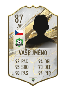 FutCard: Fotbalový dárek pro hráče a fanoušky – Vlastní fotbalová karta - Legendárni Ikona 23