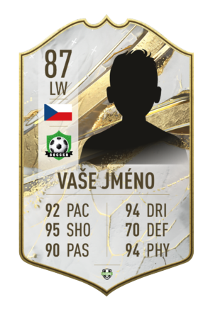 FutCard: Fotbalový dárek pro hráče a fanoušky – Vlastní fotbalová karta - Legendárni Ikona 23