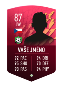 FutCard: Fotbalový dárek pro hráče a fanoušky – Vlastní fotbalová karta - Letní výměny