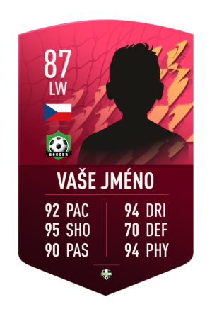 FutCard: Fotbalový dárek pro hráče a fanoušky – Vlastní fotbalová karta - Letní výměny
