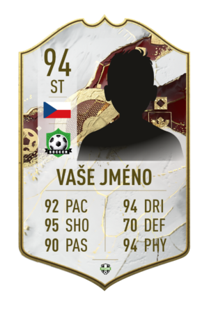 Vlastná futbalová karta FutCard