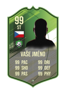 FutCard: Fotbalový dárek pro hráče a fanoušky – Vlastní fotbalová karta - Zelená S23